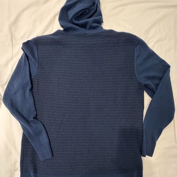 Smartwool Men's navy wool-blend pullover hoodie, XL, great condition. - Picture 3 of 8